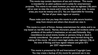 Kinky Bitch in Black Stockings Suffocated & Fucked Hard in Brutal Scene